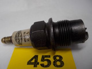 Vintage Splitdorf " 775 " Spark Plug Threads 22 Mm Hex 7/8 " (458)