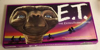 Vintage Parker Brothers 1982 E.  T.  The Extra - Terrestrial Board Game 100 Complete