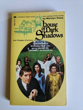 " House Of Dark Shadows " Paperback,  1st Print,  16 Pages Of Pictures.
