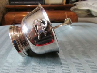 Ladle W LAWLER San Francisco COIN SILVER HANDLE Silverplate HORSE RIDER Bowl NM 2
