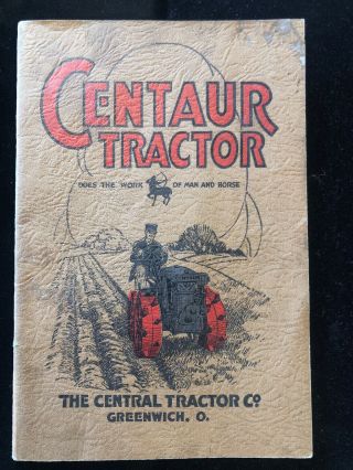 1922 Centaur Tractor Steam Whistle Hit Miss Engine Antique Vintage Train Tractor