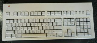 Apple Extended Keyboard Ii For Mac Ii Adb Desktop Bus Vintage M3501 - No Cable