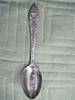 Antique Vtg Boulder Dam Sterling Silver Spoon Souvenir