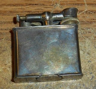 EARLY MEXICO STERLING SILVER LIFT ARM LIGHTER/RARE 2