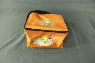 Vintage Nick Zone Vinyl Insulated Lunch Bag Zippered Carrying Strap Rare