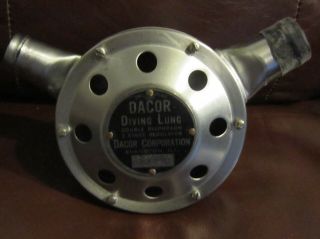 Vintage Dacor R - 3 double hose scuba regulator,  serviced with 1 1/4 