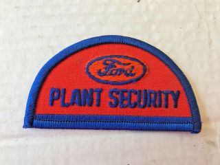 Vintage Ford Plant Security Arm Patch Factory Security Guard 3 1/2 "