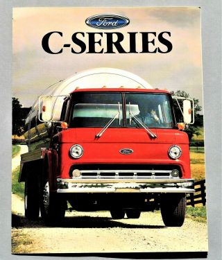 1987 Ford C - Series Tilt Cab Canada Sales Brochure 6 Pages 87fcc