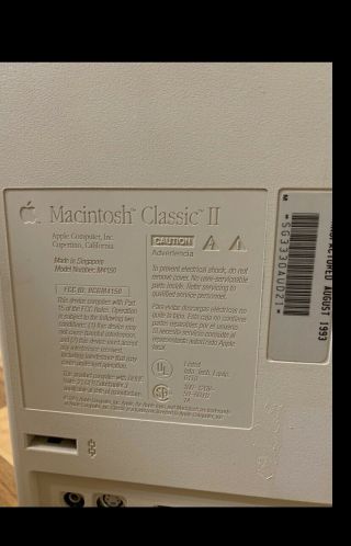 Apple Macintosh Classic II M4150 - Not Powers On Screen Garbled 3