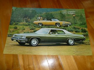 Centurion 1973 Buick Brochure Depliant Old Poster French Vintage Dealer Sales