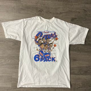 Vintage Cleveland Cavaliers 6 Pack Nba Basketball Salem Graphic Tshirt Made Usa