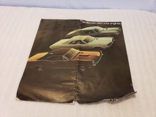 1967 Pontiac Gto Sprint 2,  2 Dealer Sales Brochure 12 Double Sided Pages