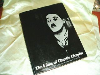 Vintage 1965 " The Films Of Charlie Chaplin " Book,  223 Pages,  8 1/2 " X 11 1/4 "