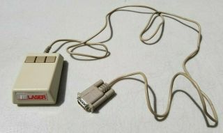 Vintage Laser Serial Mouse Apple Ii Iie Iigs Rare Three 3 Button