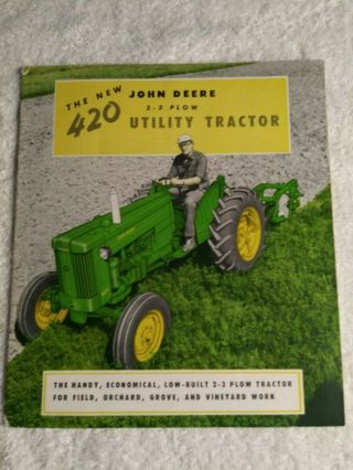 Vintage 1950s John Deere 420 Utility 