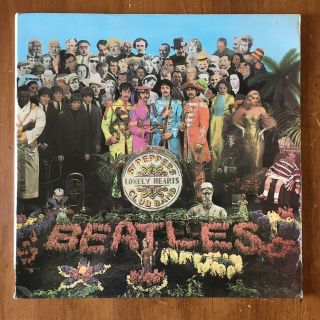Rare The Beatles: Sgt Peppers 1st Press.  12 " Vintage Vinyl Mono Lp Pmc7027 Album