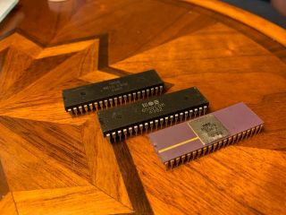 Cpu Chip For Commodore 64 6510 Set Of 3 Three