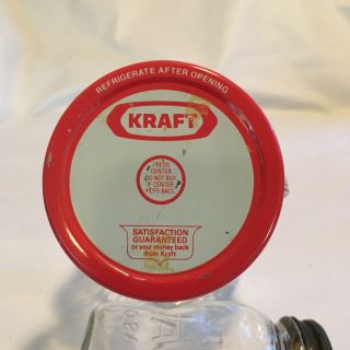 Vintage Glass Jar Kraft Big Teddy Bear Figural With Lid 3