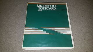 Vintage Apple Ii Microsoft Softcard System Booklet Book Guide,  Software Disk