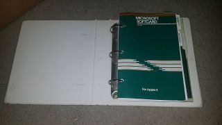 VINTAGE APPLE II MICROSOFT SOFTCARD SYSTEM BOOKLET BOOK GUIDE,  SOFTWARE DISK 3