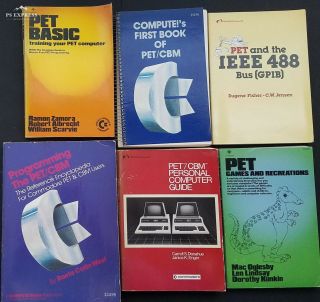 S - 20 - 1 6 Vintage Commodore Pet/cbm Computer Books