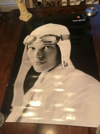 Apple Think Different Poster - Amelia Earhart / 24 X 36