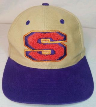 Vintage 90s Phoenix Suns " S " Snapback Hat Sports Specials Nba