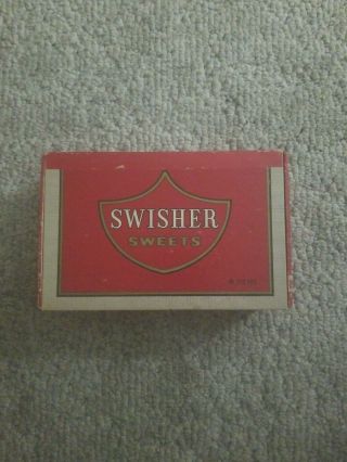 Vintage Swisher Sweets Red Empty Cigar Box Box Holds 50 Cigars Old