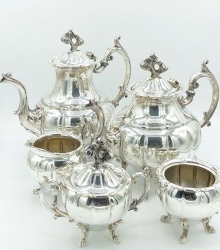Vintage Silverplate Tea Set,  Coffee Service