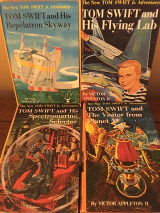 SALE76 Set of Tom Swift Jr.  Adventure Books - 1 15 17 22 HB - PC 3