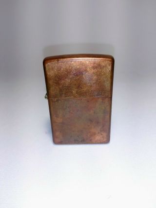 Vintage D 03 Copper Zippo Lighter
