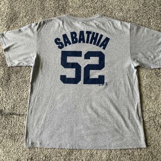 Majestic Mlb York Yankees CC Sabathia Baseball Jersey Shirt Mens XL 2