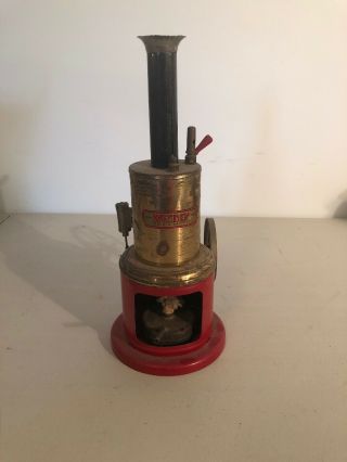 Vintage Weeden Upright Vertical Live Steam Engine With Burner