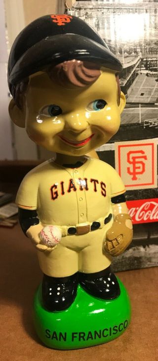 San Francisco Giants Retro Bobble Head,  Coca - Cola,  2017,  Nib
