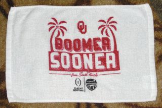 2016 Oklahoma Sooner Orange Bowl Cfp College Football Playoff Rally Towel Sga
