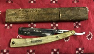Antique Craftsman Straight Razor By Sears Roebuck And Company