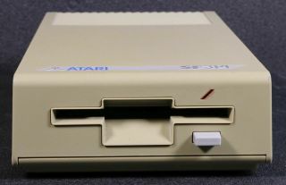 Atari SF314 External Floppy Disk Drive with Power Supply and cable 2