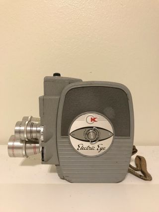 Vintage Keystone Electric Eye K - 4C 8mm Movie Camera With Bag 2