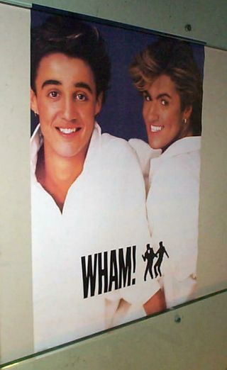 Wham George Michael Vintage 80s Poster