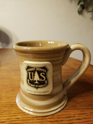 Vintage U.  S.  Forest Service Coffee Cup Dept Of Agriculture Sunset Hill Stonewar