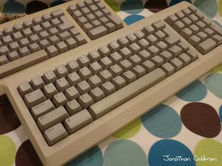 Apple Keyboard For Macintosh 128k 512k 512ke Mac Plus Cable Rare Vintage M0110a