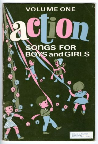 Action Songs for Boys and Girls Vols.  1 - 6 1975 Complete Series 2