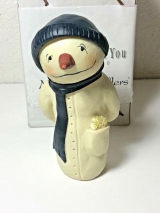 Vintage Mittens & Mufflers By Bonnie Lynn - Roy Boy Snowman 381/3000 Limed 7/98