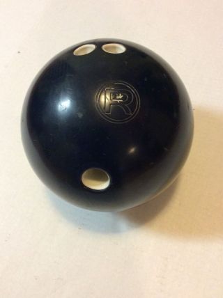 Vintage Rare Reactive " R " Hammer Blue Bowling Ball 15.  5 Lbs (b)