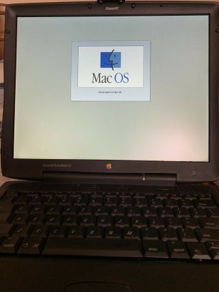 Apple Powerbook G3 “Wallstreet” M6484LL/A boots Mac OS 8.  5 in cond 3