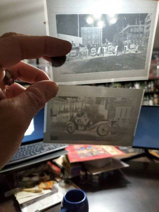 (2) Vintage 1920s (?) Pullman Automobiles York Pa Camera Negatives