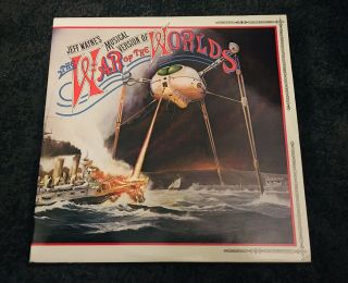 Vintage War Of The Worlds Lp Vinyl Uk 1st Press Jeff Wayne Musical