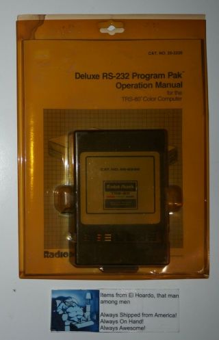 Tandy Trs - 80 Color Computer 26 - 2226 Deluxe Rs - 232 Program Pak Radio Shack