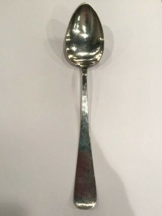 Antique Sterling Silver Kalo 6177 Hand Wrought Hammered Serving Spoon 8 1/2 "