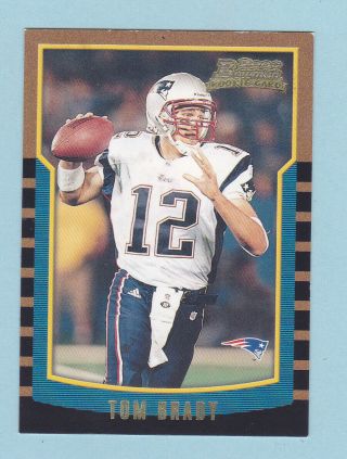 2000 Bowman Football Near Complete Set With Tom Brady Rookie Card